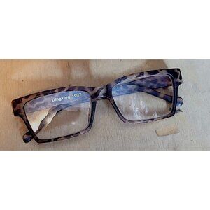 Tortoise Shell Reader Glasses Frames  Unbranded Retro Rockabilly Look Plastic